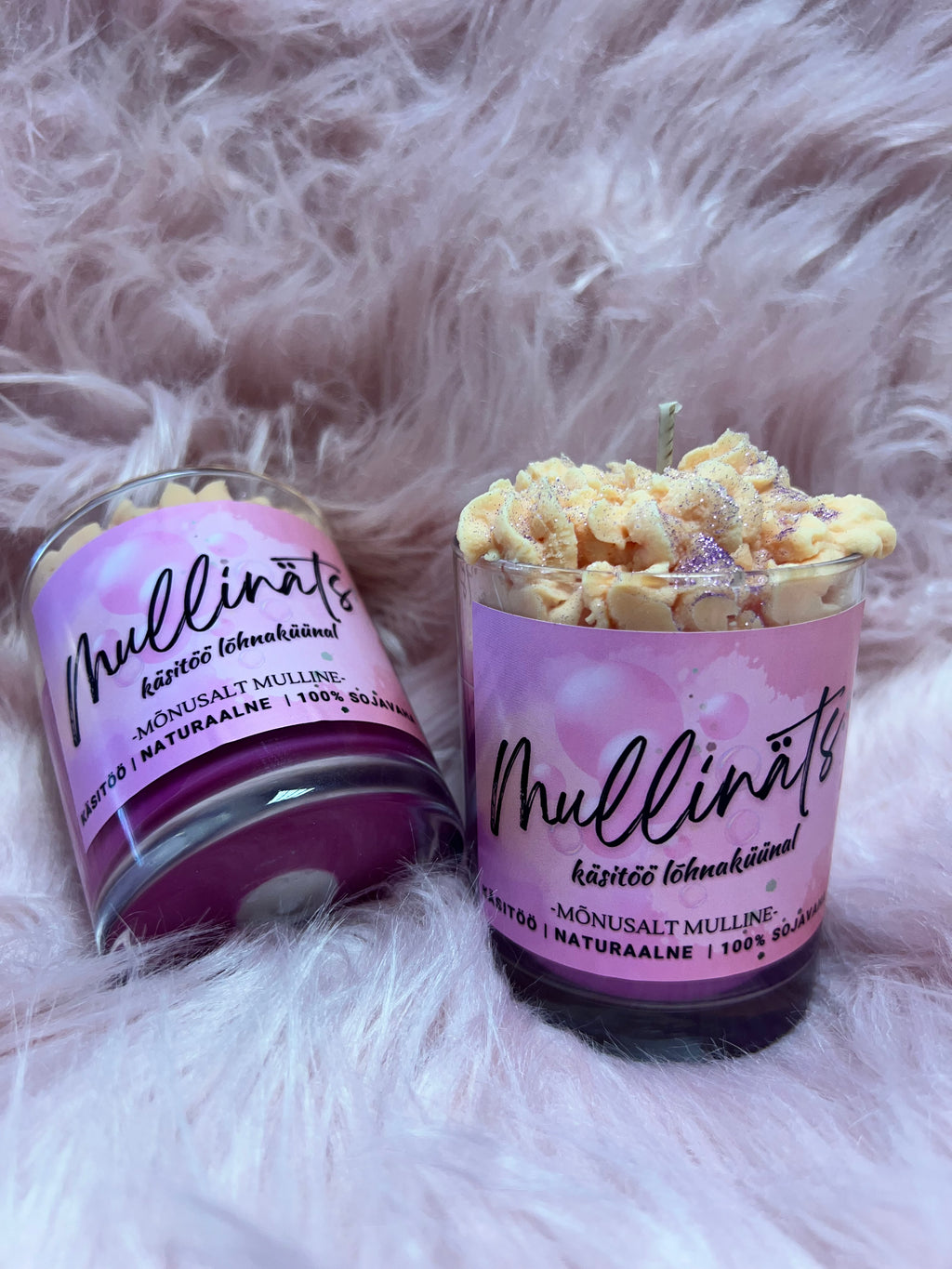 Sojavaha käsitööküünlad