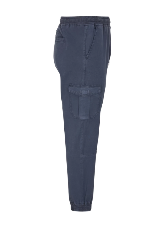 Stiilsed ja mugavad tumesinised cargo püksid 5XL