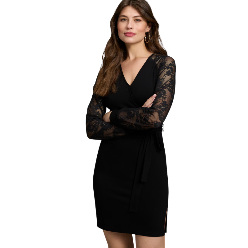 Elegantne must LAURA SCOTT kleit