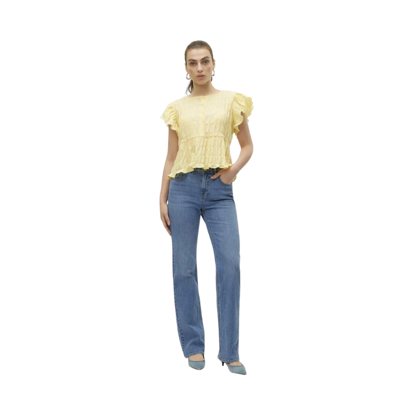 Vero Moda straight fit teksad