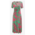 Anistoni abstraktse lilleprindiga suvekleit