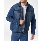 Teksariidest jakk pesuefektiga