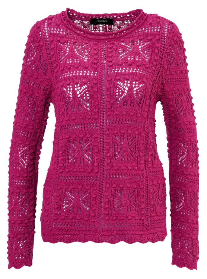 Kauni õhulise mustriga kampsun firmalt Aniston