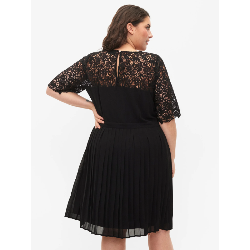 Zizzi musta värvi kokteilkleit